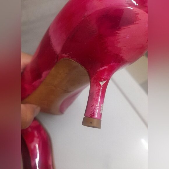 LOUIS VUITTON - Pink Flower Bloom Patent Leather Pump/Heels - Picture 13 of 16